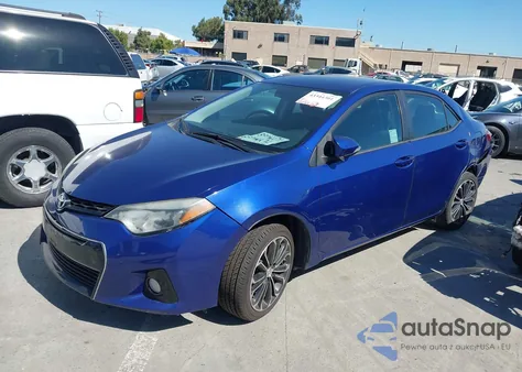 2015 Toyota Corolla S Plus from USA, damaged, VIN 2T1BURHE3FC405608